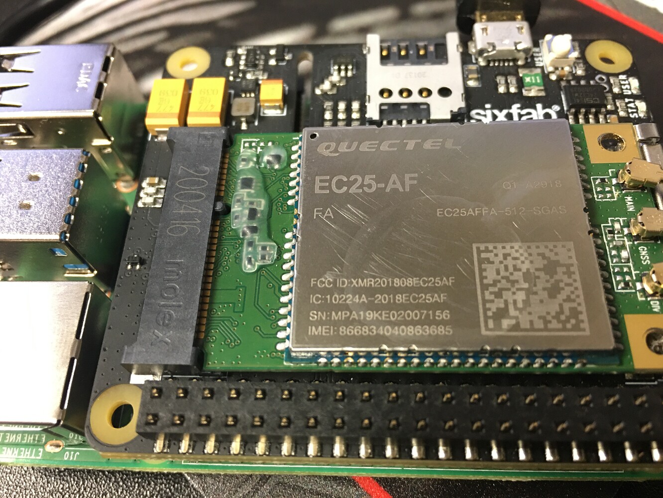 Verizon verification IMEI number EC25-AF - LTE Standard Module ...