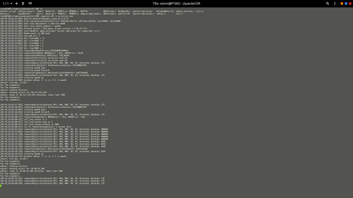 quectel disconnect issue