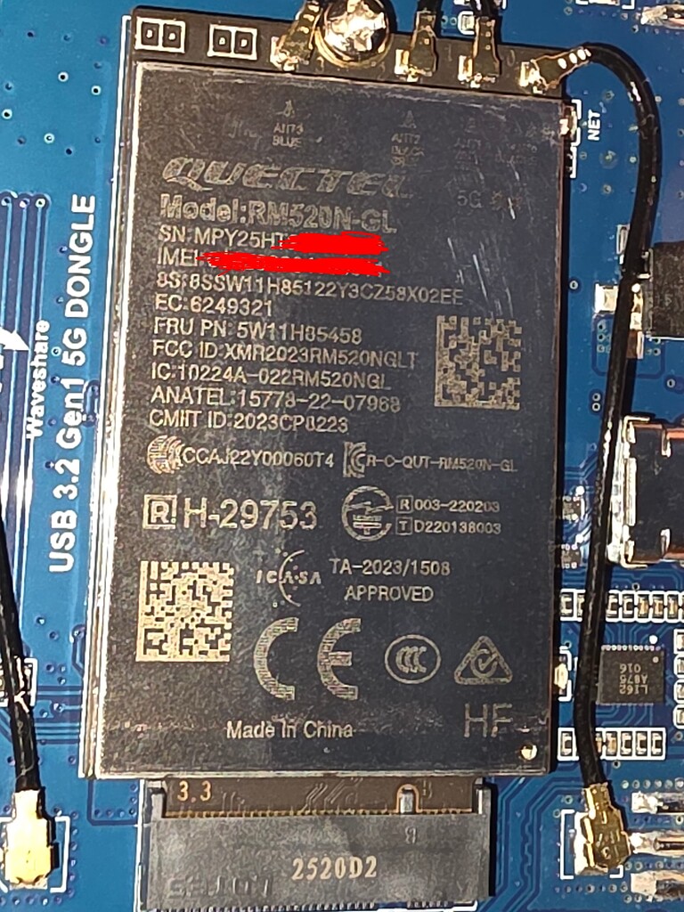 RM520N-GL version of modem, usb mode - 5G Module - Quectel Forums